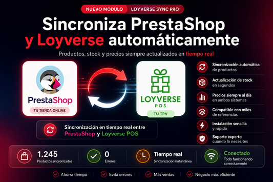 Conector Prestashop Loyverse: La Solución Perfecta para Sincronizar tu Tienda Online con tu TPV