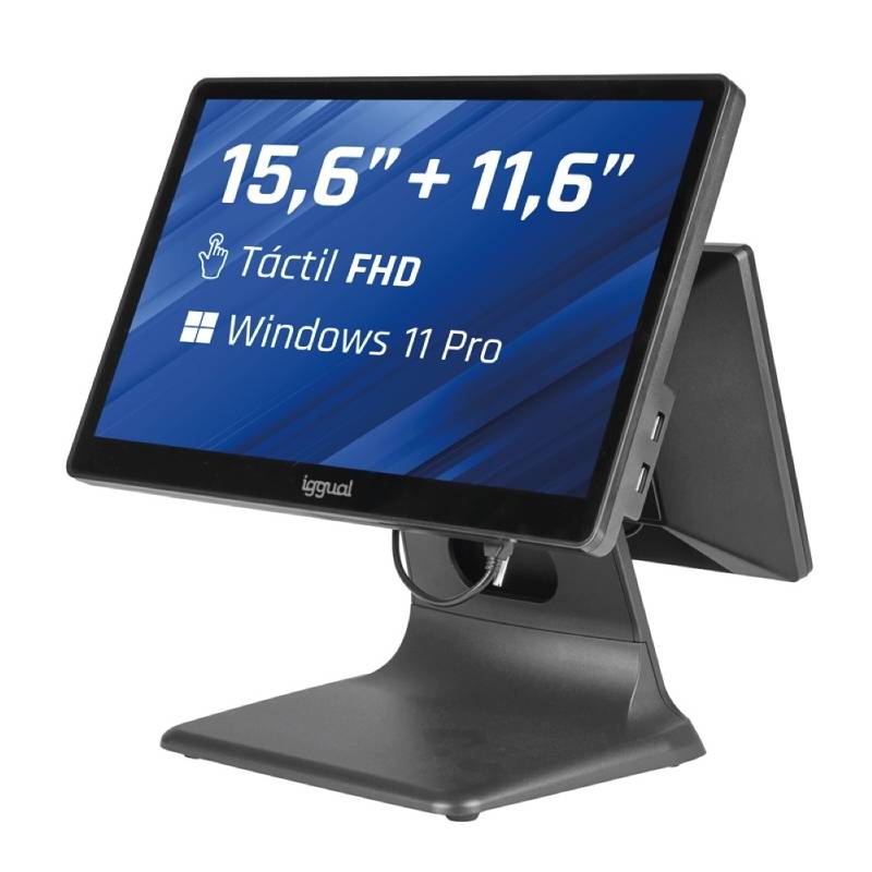 Pack completo TPV Doble Pantalla Windows 11 Pro para Comercio y Hostelería
